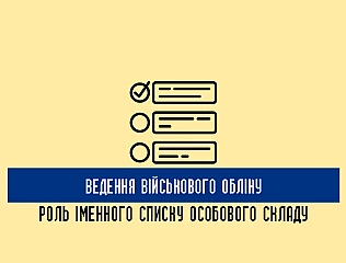 Ведення військового обліку: роль іменного списку особового складу 