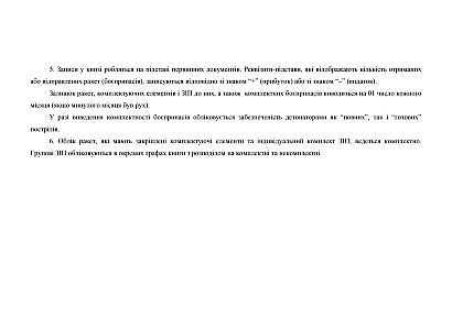 Книга зведеного обліку комплектації ракет і боєприпасів Наказ 440