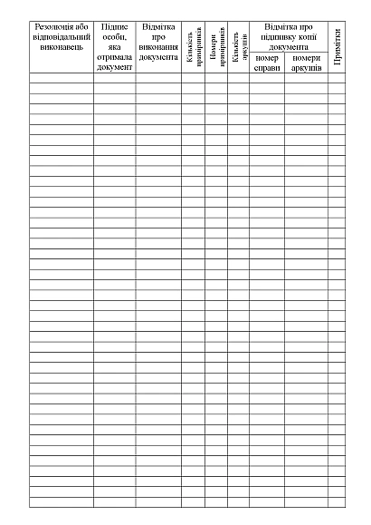 Журнал учета внутренних документов (заявлений докладных объяснительных записок) Журналы ВСУ