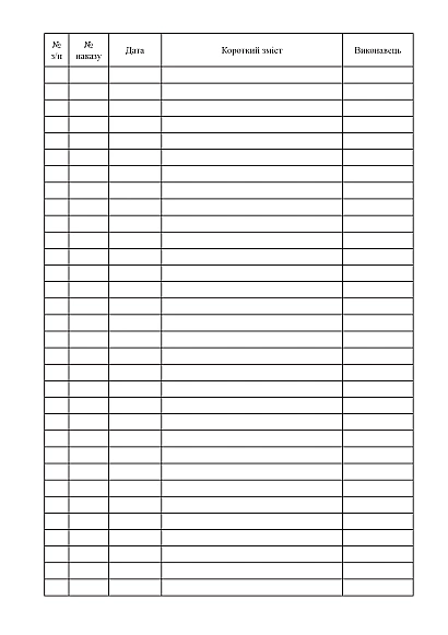 Журнал регистрации рапортов Журналы ВСУ