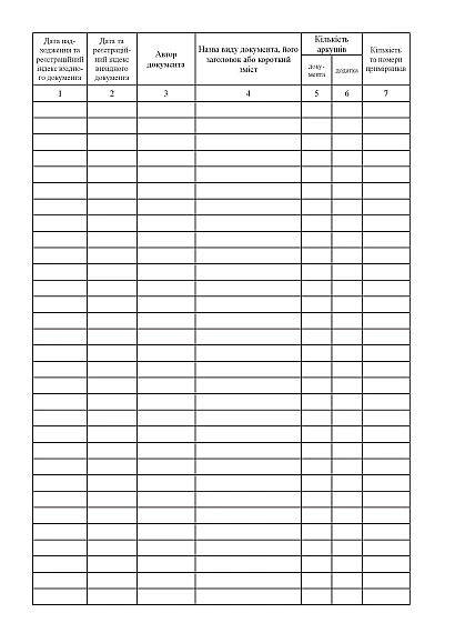 Книга реєстрації та видачі дорожніх листів автомобільної техніки ЗСУ