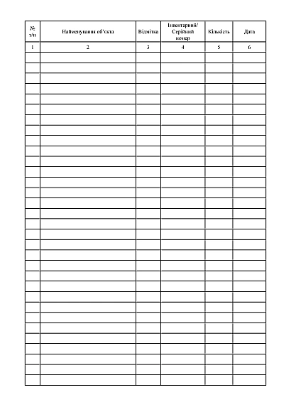 Инвентарная книга