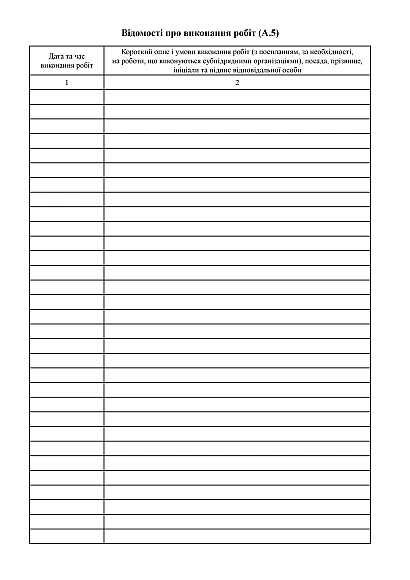 Загальний журнал робіт