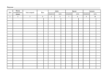 Купити Книга кількісно-сумового обліку форма 3-6