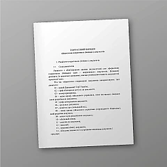 Журналы - Временный порядок оформления оперативных (боевых) документов