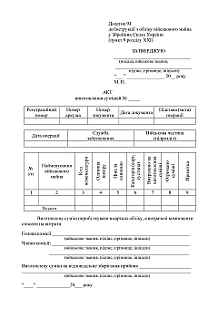 Журналы - Акт изготовления смесей