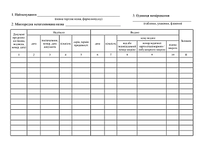 Журнал обліку лікарських засобів, молочних сумішей у відділеннях і кабінетах закладів охорони здоров'я, що надають медичну допомогу ВІЛ-інфікованим особам