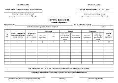 Журналы - Отдельная ведомость выдачи вооружения
