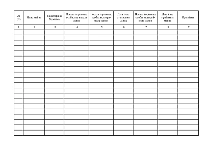 Журнал видачі-приймання майна (планшети) Наказ 357 купити на Ukroblik