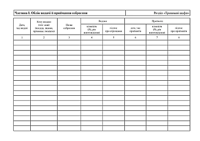 Книга выдачи и приема вооружения купить на Ukroblik