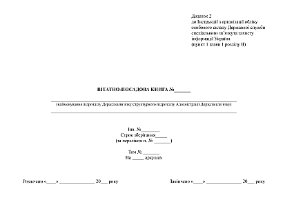Штатно-посадова книга МВС купити на Ukroblik