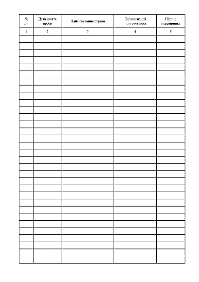 Бракеражний журнал в наявності на Ukroblik