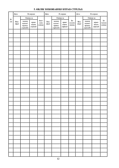 Купити Журнал обліку бойової підготовки взводу, формат А4 на Ukroblik