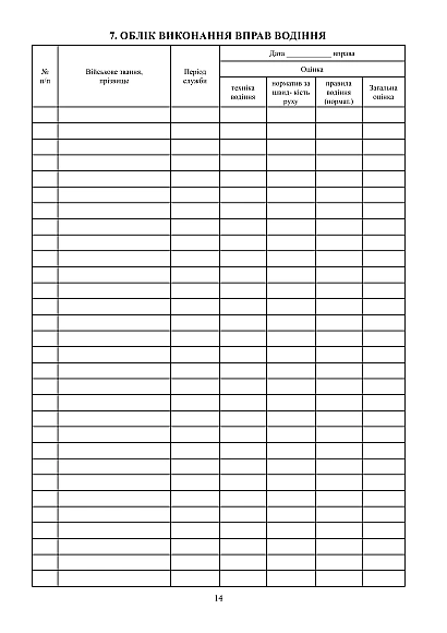 Купити Журнал обліку бойової підготовки взводу, формат А4 на Ukroblik