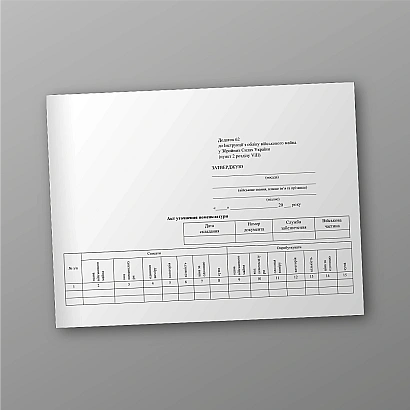 Акт уточнения номенклатуры в наличии на Ukroblik