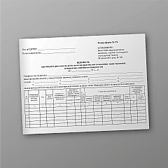 Журнали - Відомість про кількість розглянутих актів зачистки щодо нестачі та надлишку зерна і продукції, затверджених керівником підприємства