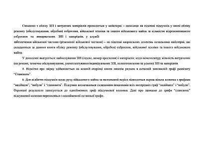 Книга обліку запасних частин, інструменту і приладдя розсипом Наказ 440