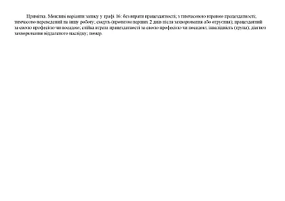 Журнал обліку професійних захворювань (отруєнь) Наказ 332