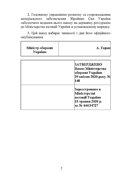 Наказ 140. Про затвердження Порядку застосування Каталогу продуктів