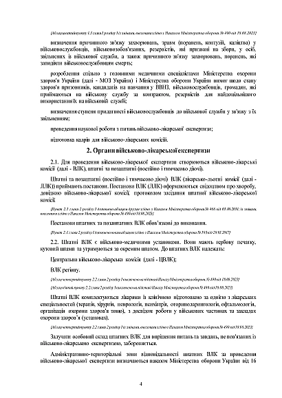 Наказ 402 Про затвердження Положення про військово-лікарську експертизу ЗСУ