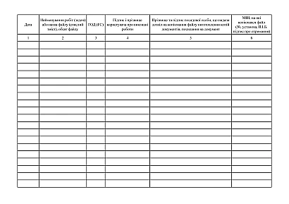 Журнал обліку роботи