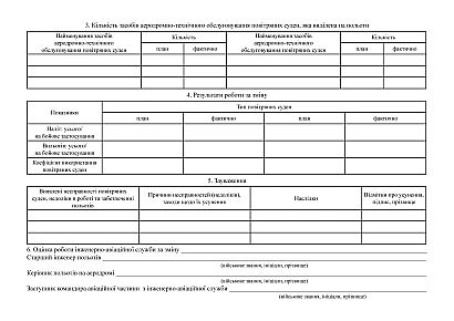 Журнал старшого інженера польотів